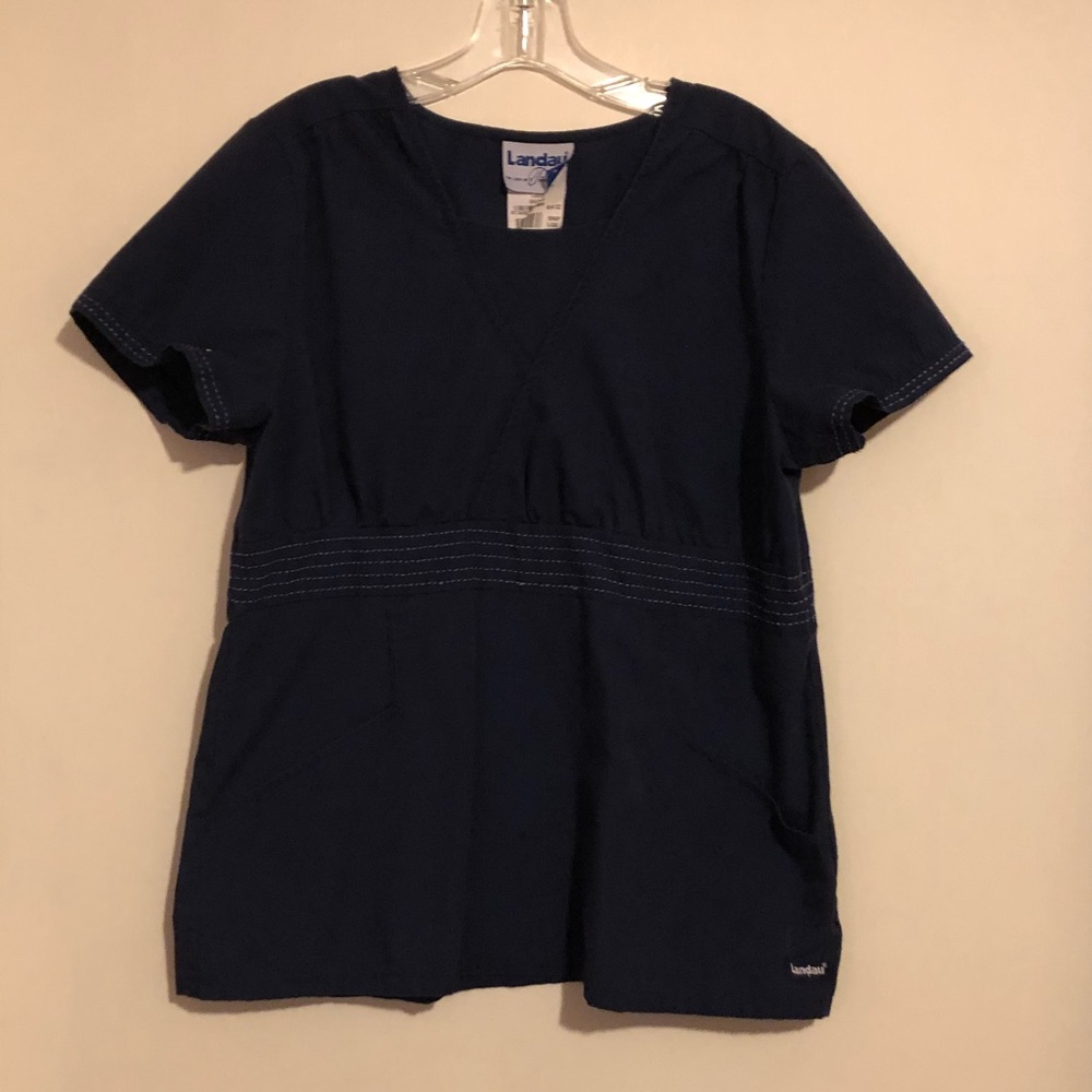 Landau Empire Waist Scrub Top